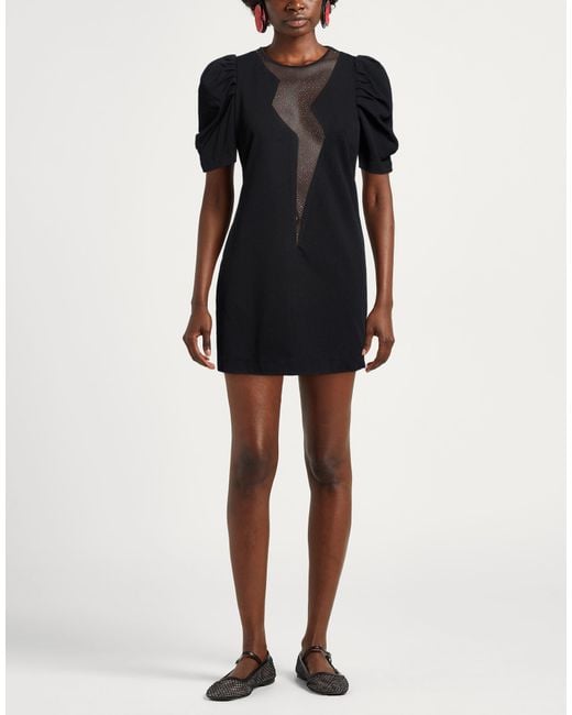 RICHMOND Black Mini Dress Polyester, Elastane