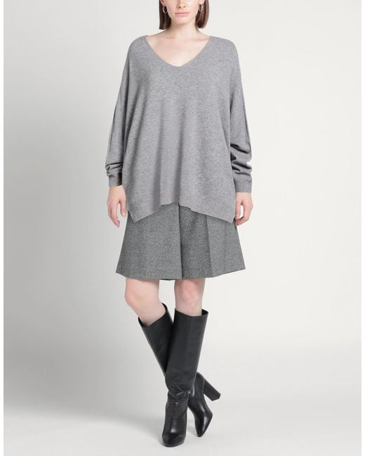 Manila Grace Gray Sweater Viscose, Polyester, Polyamide