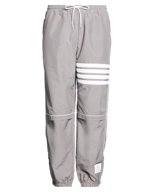 Thom Browne Gray Pants Polyester for men