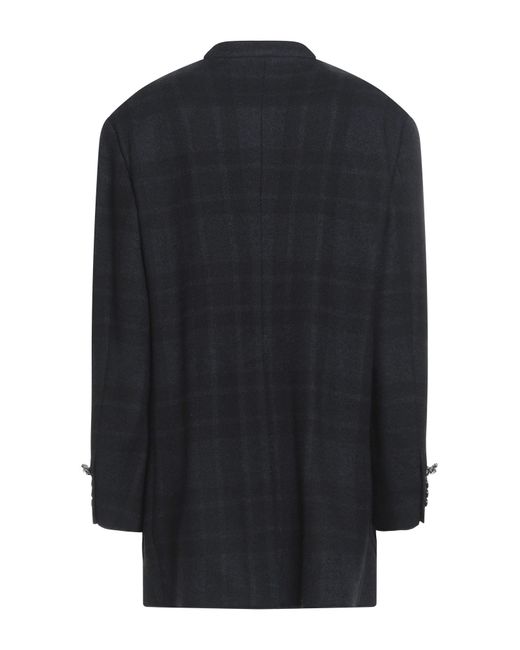 Dolce & Gabbana Black Overcoat & Trench Coat