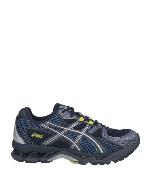 Asics Blue Sneakers Synthetic Fibers, Synthetic Material