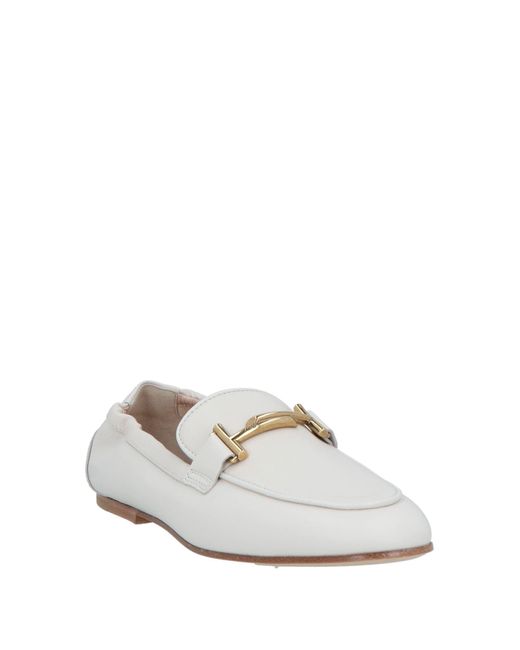 Tod's White Loafer