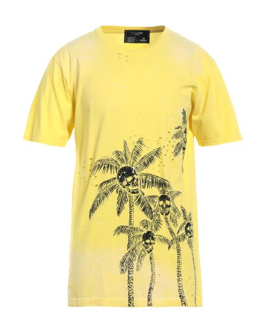 DOMREBEL Yellow T-shirt for men