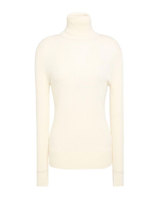 Lorena Antoniazzi White Rollkragenpullover