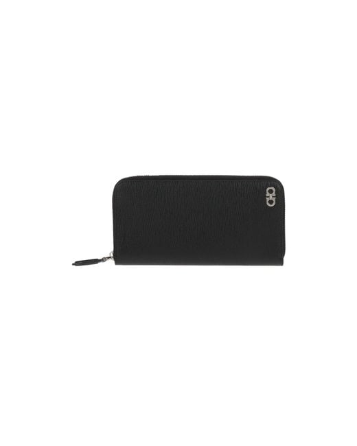 Ferragamo Black Document Holder for men