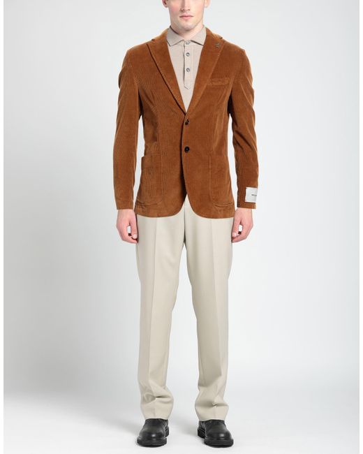 Paoloni Brown Blazer for men
