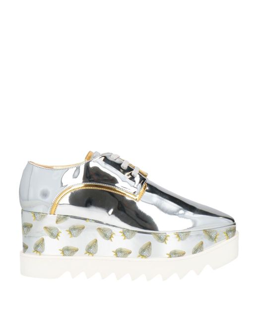 Stella McCartney Metallic Lace-Up Shoes