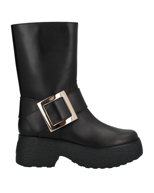 Roger Vivier Black Ankle Boots