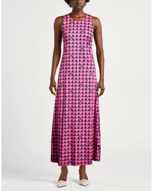 Love Moschino Purple Maxi Dresses