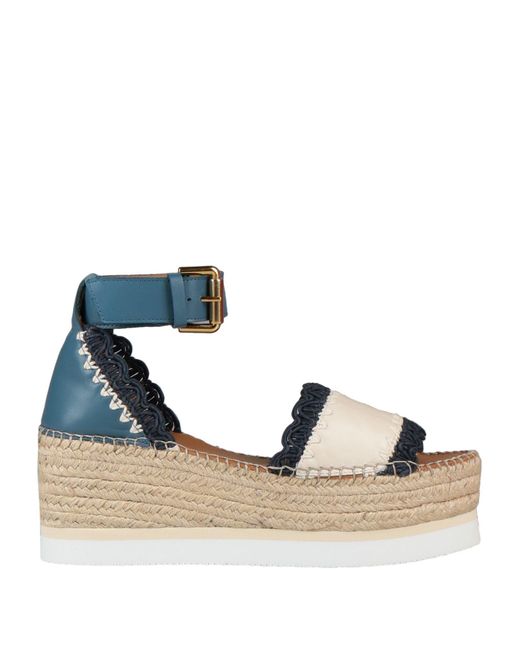 See By Chloé Blue Espadrilles