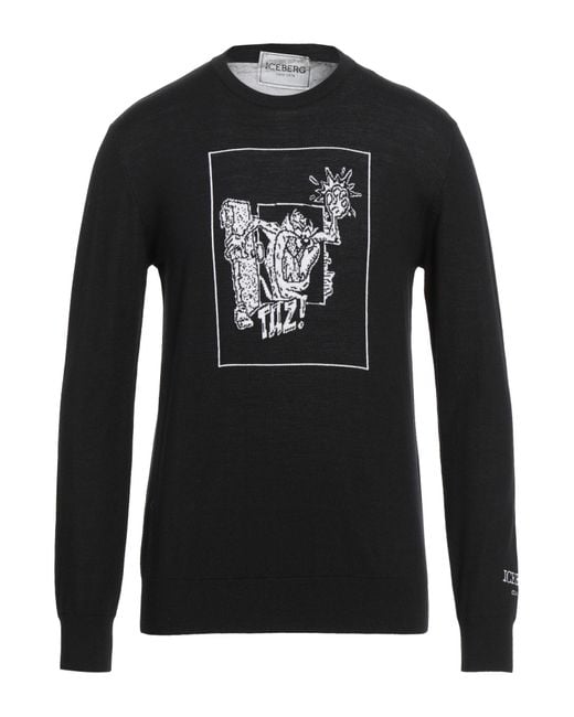 Pullover di Iceberg in Black da Uomo
