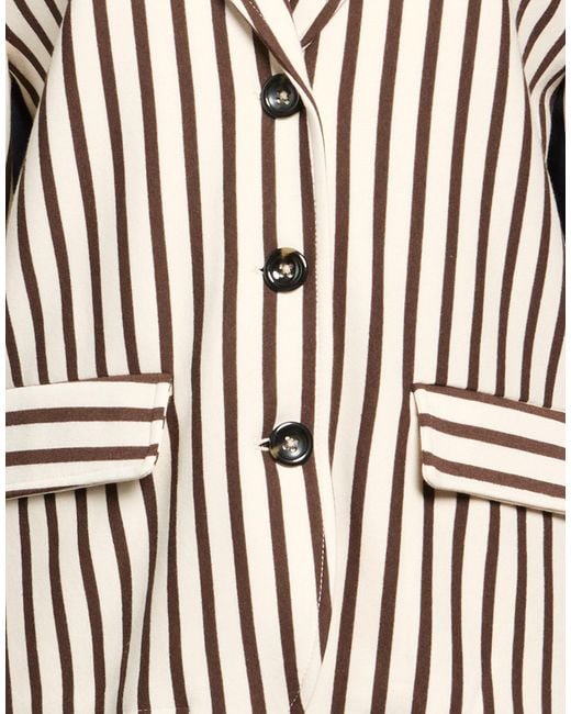 Please White Blazer Polyester, Cotton, Elastane, Lyocell