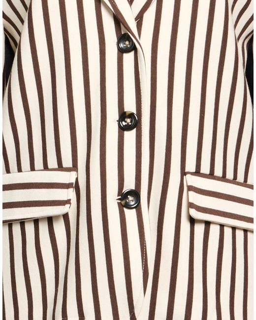 Please White Blazer Polyester, Cotton, Elastane, Lyocell