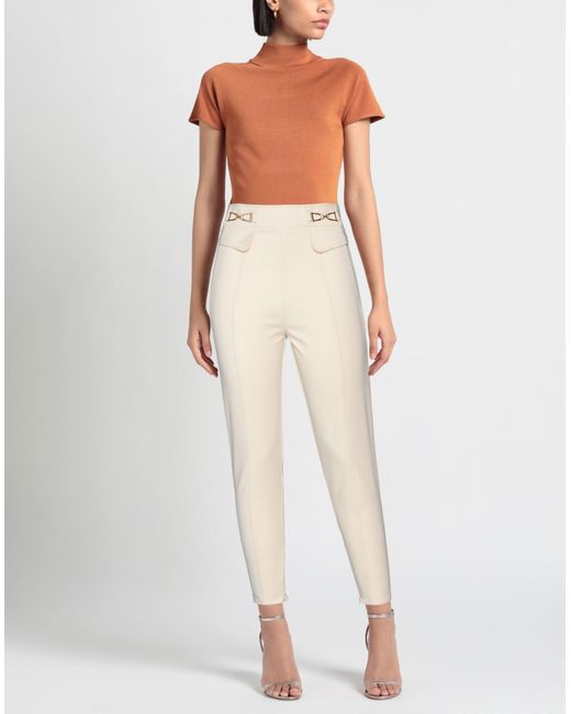 Elisabetta Franchi Natural Trouser