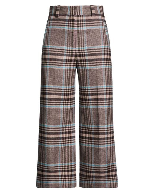 PT Torino Gray Pants Wool, Polyester, Polyamide, Elastane