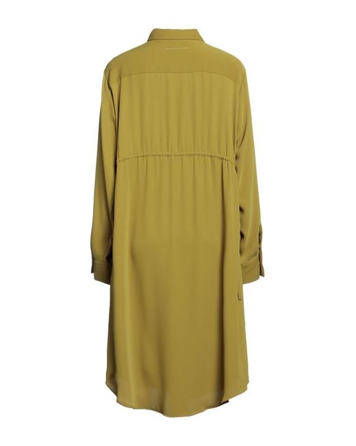 MM6 by Maison Margiela Green Mini Dress