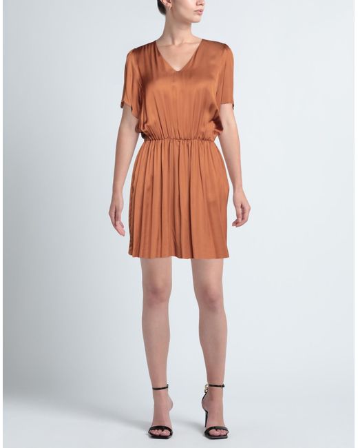 Biancoghiaccio Orange Mini Dress