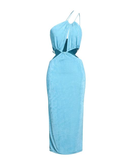 Misha Blue Midi Dress