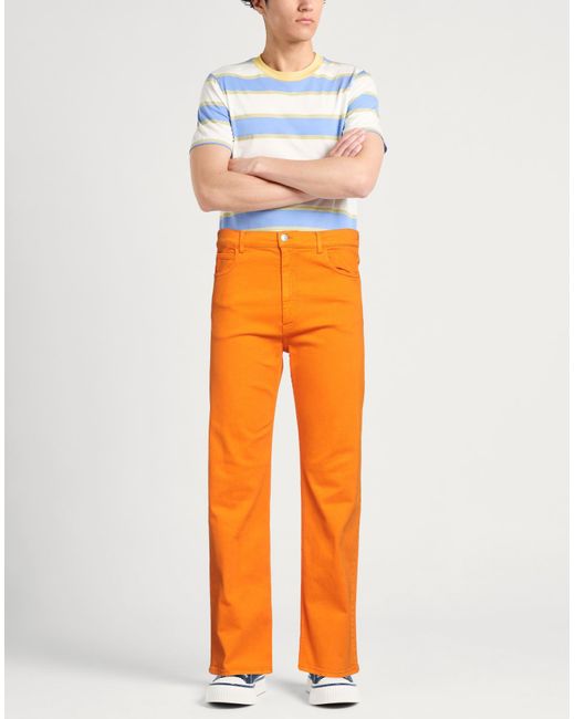 Marni Orange Jeans Cotton, Elastane for men