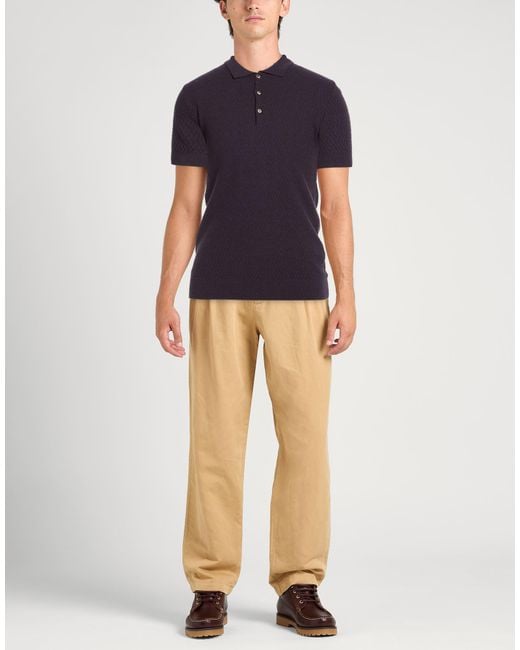 Takeshy Kurosawa Blue Polo Shirts for men