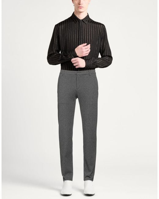 Dondup Gray Pants Polyester, Viscose, Polyamide, Elastane for men