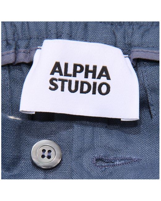 Shorts et bermudas Alpha Studio pour homme en coloris Blue