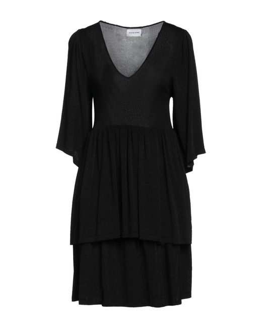 Scaglione Black Midi Dress