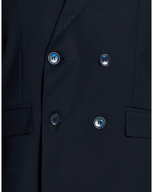 Exte Blue Blazer Polyester, Viscose, Elastane for men
