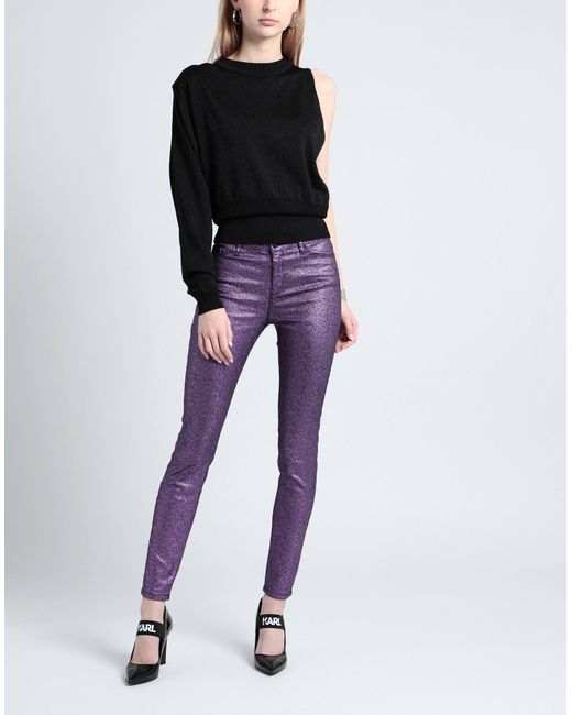 Karl Lagerfeld Purple Jeans