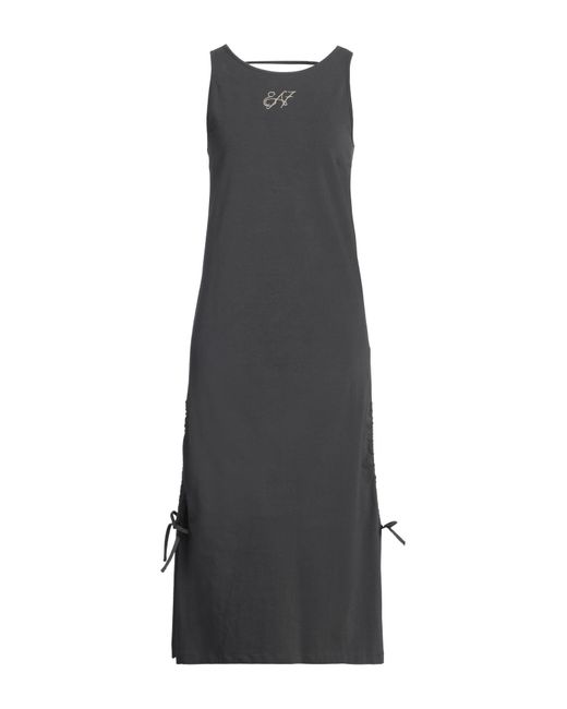 EA7 Black Midi-Kleid
