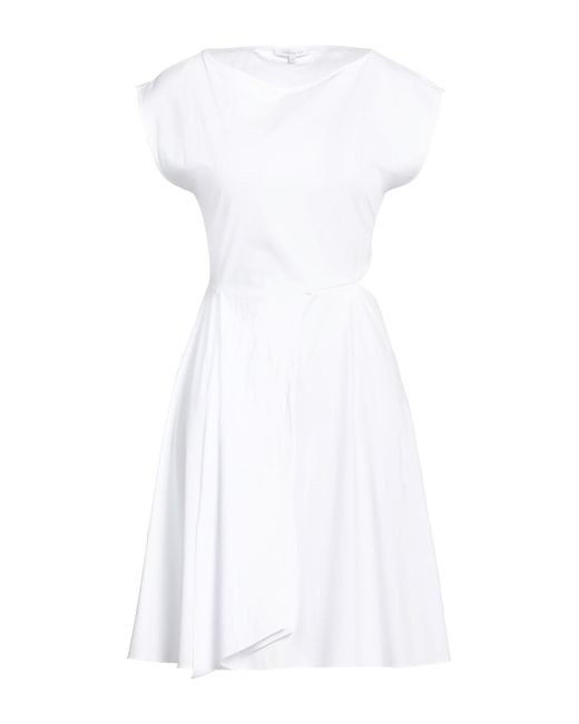 Patrizia Pepe White Mini-Kleid