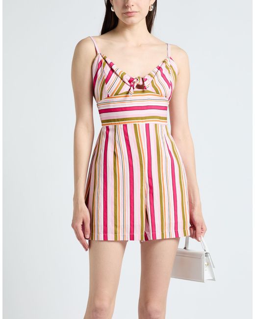 Kaos Red Playsuit Viscose, Polyamide