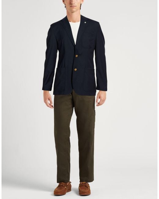Manuel Ritz Blue Blazer for men