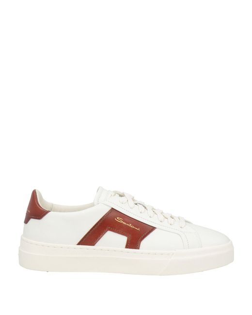 Santoni Multicolor Sneakers Leather for men