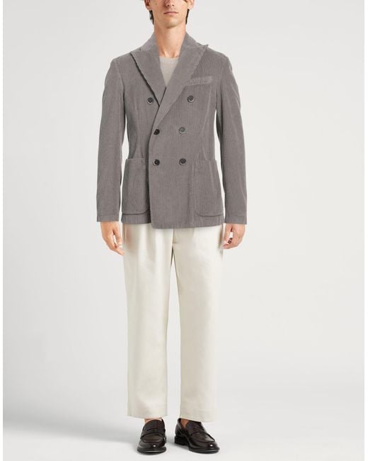 Barena Gray Blazer Cotton for men