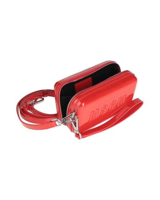Bolso de mano MSGM de color Red