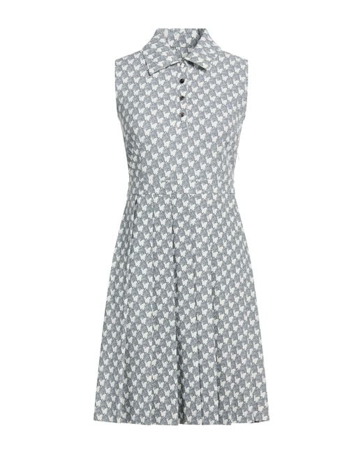 Tory Burch Gray Mini Dress Polyester, Elastane
