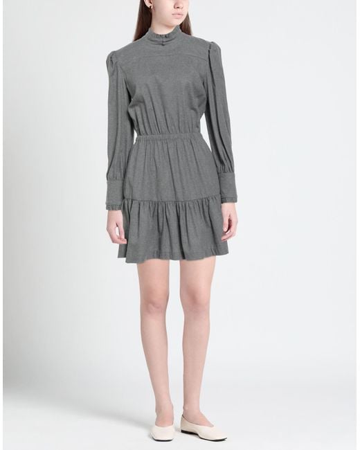 SAGE AND IVY Gray Mini Dress Cotton