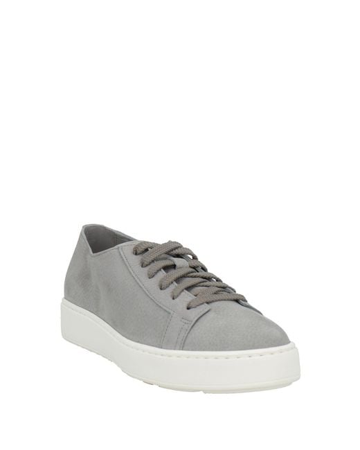 Santoni Gray Trainers