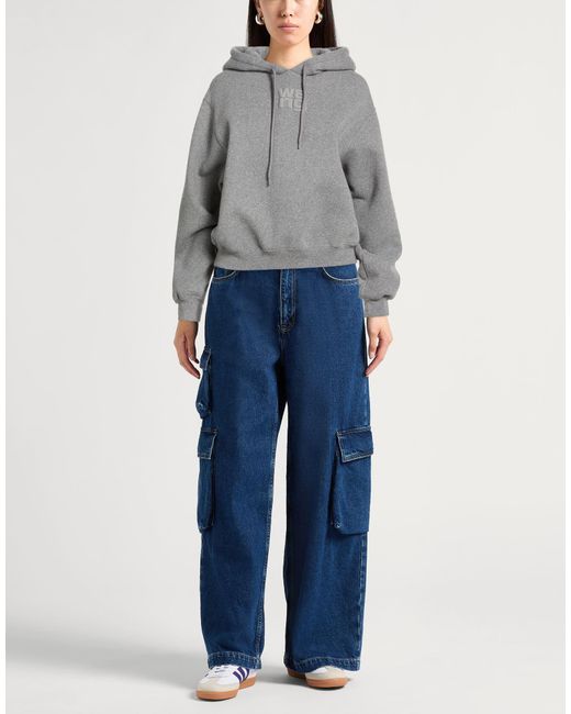 T By Alexander Wang Gray Sweatshirts