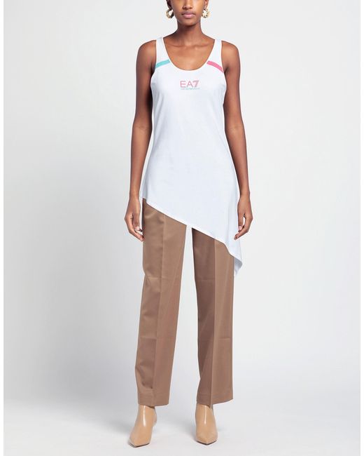 EA7 White Tank Top