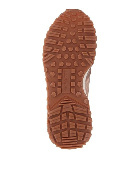 HIDNANDER Pink Sneakers Textile Fibers, Leather