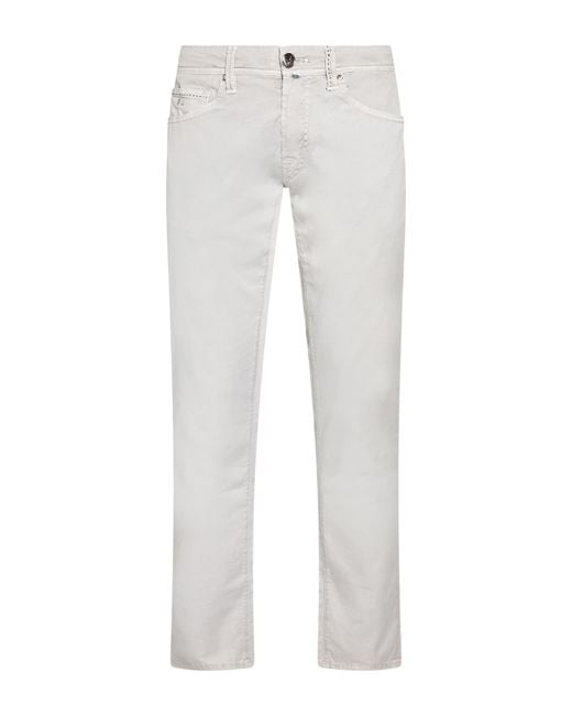 Tramarossa Gray Light Pants Cotton, Elastane for men