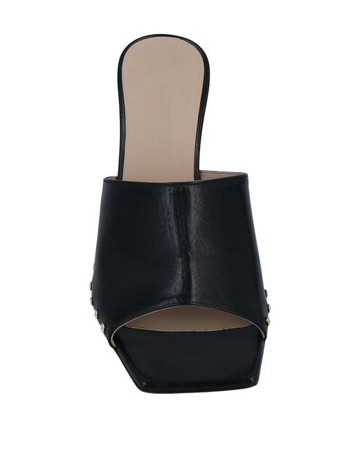 Wandler Black Sandals