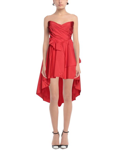 ERMANNO FIRENZE Red Mini Dress
