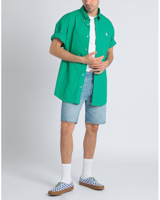 Chemise Tommy Hilfiger pour homme en coloris Green
