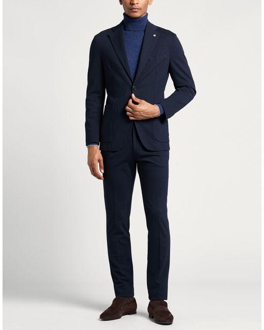 Manuel Ritz Blue Suit for men