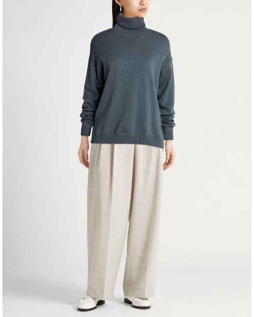 Crossley Blue Turtleneck