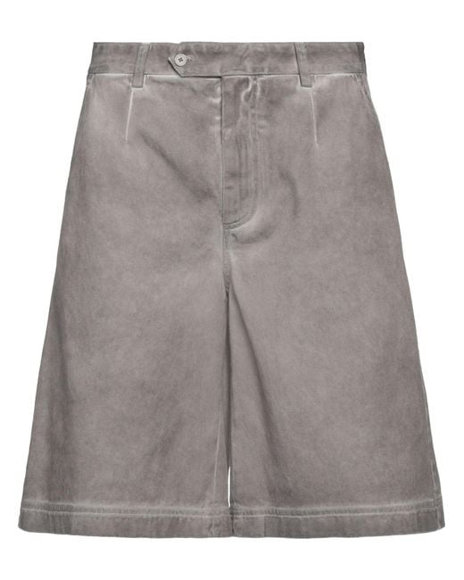 Dolce & Gabbana Gray Denim Shorts for men