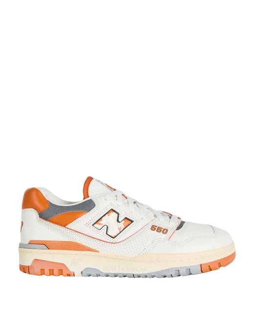 New Balance White Sneakers for men